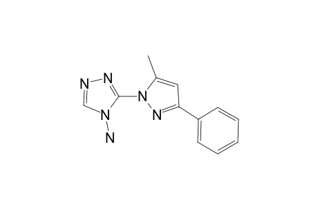 1,2,4-Triazol-4-amine, 3-(5-methyl-3-phenyl-1-pyrazolyl)-