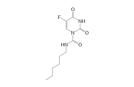 3,4-dihydro-2,4-dioxo-5-fluoro-N-hexyl-1(2H)-pyrimidinecarboxamide