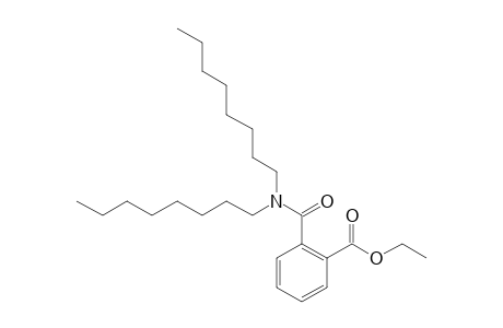 Phthalic acid, monoamide, N,N-dioctyl, ethyl ester