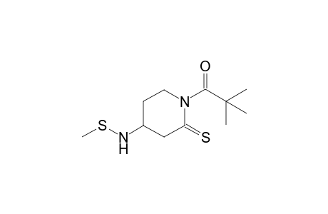 N-(t-Butylcarbonyl)piperidino(thioxo)methanesulfenamide