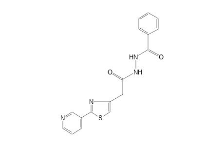 1-benzoyl-2-{[2-(3-pyridyl)-4-thiazolyl]acetyl}hydrazine