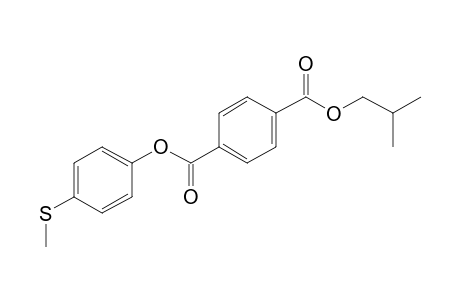 Terephthalic acid, isobutyl 4-methylthiophenyl ester