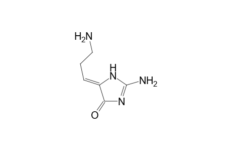 2-AMINO-5-(3-AMINOPROPYLIDENE)-1H-IMIDAZOLIN-4-ONE