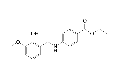 p-[(3-methoxysalicyl)amino]benzoic acid, ethyl ester