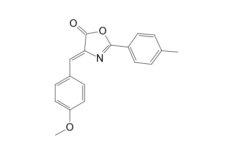 (4E)-4-(4-Methoxybenzylidene)-2-(4-methylphenyl)-1,3-oxazol-5(4H)-one