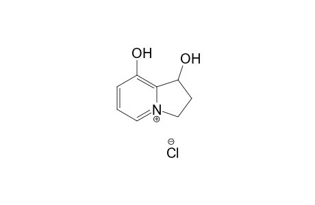 (+/-)-1,8-DIHYDROXY-2,3-DIHYDRO-1H-INDOLIZINIUMCHLORIDE