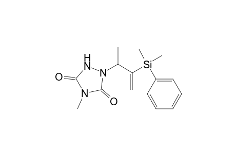 1-[2-(dimethylphenylsilyl)-1-methyl-2-propenyl]-4-methyl-1,2,4-triazolidine-3,5-dione