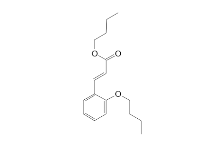 Trans-2-hydroxycinnamic acid, N-butyl ether, N-butyl ester