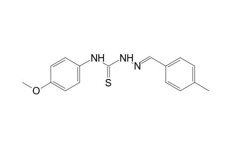 4-(p-methoxyphenyl)-1-(p-methylbenzylidene)-3-thiosemicarbazide