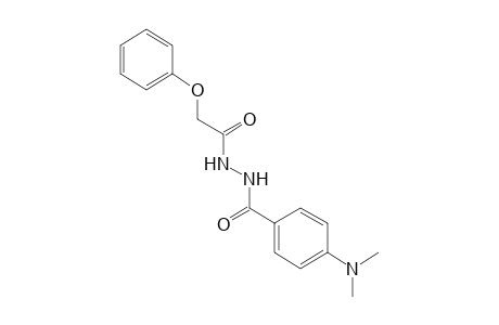 1-[p-(dimethylamino)benzoyl]-2-(phenoxyacetyl)hydrazine