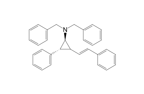 Trans-1-(N,N-dibenzylamino)-2-phenyl-3-(2-phenylethenyl)cyclopropane