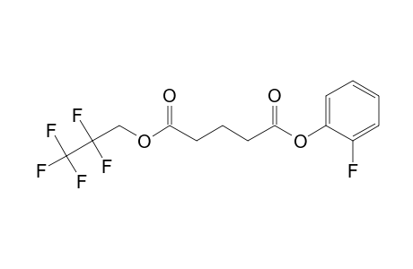 Glutaric acid, 2-fluorophenyl 2,2,3,3,3-pentafluoropropyl ester