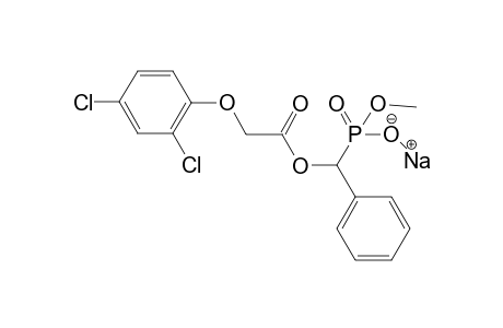 Sodium Methyl methyl-.alpha.-[(2',4'-dichlorophenoxy)acetoxy]phenyl-phosphonate