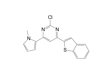 4-(1-benzothiophen-2-yl)-2-chloranyl-6-(1-methylpyrrol-2-yl)pyrimidine