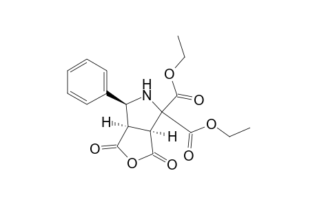 4H-Furo[3,4-c]pyrrole-4,4-dicarboxylic acid, hexahydro-1,3-dioxo-6-phenyl-, diethyl ester, (3a.alpha.,6.beta.,6a.alpha.)-