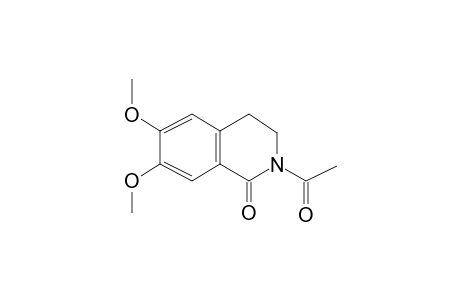 1,2,3,4-Tetrahydroisoquinolin-1-one, N-acetyl-6,7-dimethoxy-