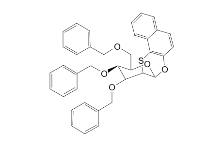 3,4,6-Tri-O-benzyl-2-deoxy-D-glucopyranose[1,2-b]naphtho[1,2-e]-1,4-oxathiin