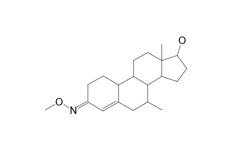 ESTR-4-ENE-7.ALPHA.-METHYL-17.BETA.-OL-3-ONE(3-O-METHYLOXIME)