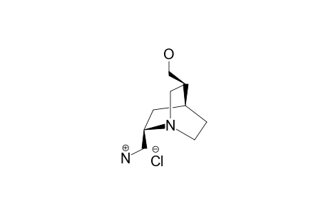 C9-NH2-C10-OH-QCD*HCL;(1S,3R,4S,6R)-(6-AMINOMETHYL-1-AZA-BICYCLO-[2.2.2]-OCT-3-YL)-METHANOL-HYDROCHLORIDE