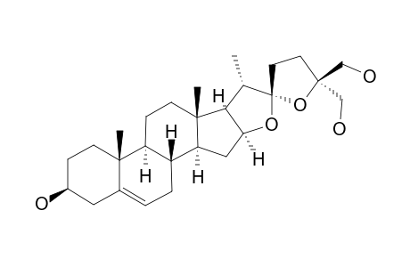 TACCAGENIN;3-BETA,26,27-TRIHYDROXY-FUROSPIROSTAN-5-ENE