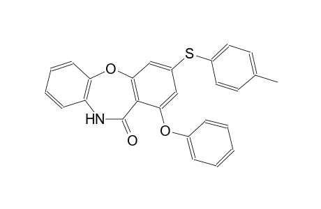 7-Phenoxy-9-(p-tolylsulfanyl)-5H-benzo[b][1,4]benzoxazepin-6-one