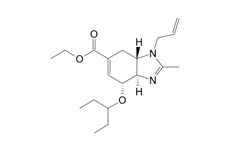 Ethyl (3aR,4R,7aS)-1-Allyl-2-methyl-4-(1-ethylpropoxy)-3a,4,7,7a-tetrahydrobenzimidazole-6-carboxylate