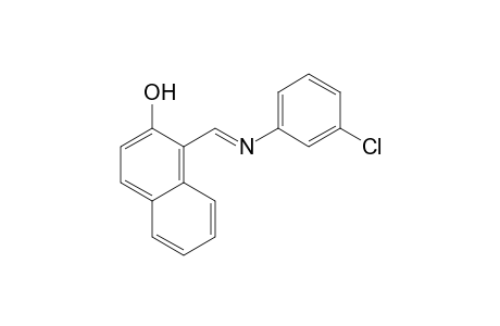 1-[N-(m-chlorophenyl)formimidoyl]-2-naphthol