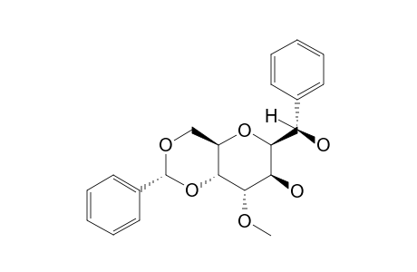 (1S)-2,6-ANHYDRO-1-PHENYL-4-O-METHYL-5,7-O-BENZYLIDENE-BETA-D-ALTRO-HEPTITOL