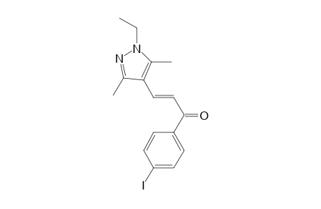 (2E)-3-(1-ethyl-3,5-dimethyl-1H-pyrazol-4-yl)-1-(4-iodophenyl)-2-propen-1-one