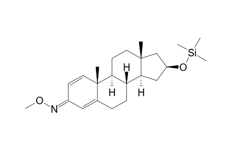 16.BETA.-[(TRIMETHYLSILYL)OXY]-ANDROSTA-1,4-DIENE-3-ONE(3-O-METHYLOXIME)