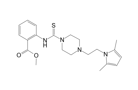 benzoic acid, 2-[[[4-[2-(2,5-dimethyl-1H-pyrrol-1-yl)ethyl]-1-piperazinyl]carbonothioyl]amino]-, methyl ester