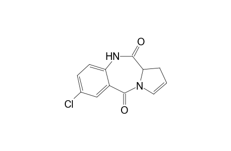 7-CHLORO-5,10,11,11A-TETRAHYDROPYRROLO-[2,1-C]-[1,4]-BENZODIAZEPIN-5,11-DIONE