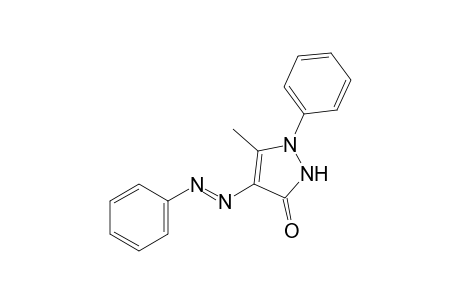 3-methyl-2-phenyl-4-(phenylazo)-3-pyrazolin-5-one