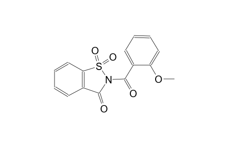 2-(2-methoxybenzoyl)-1,2-benzisothiazol-3(2H)-one 1,1-dioxide