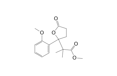 Methyl 2-(2-(2-methoxyphenyl)-5-oxotetrahydrofuran-2-yl)-2-methylpropanoate