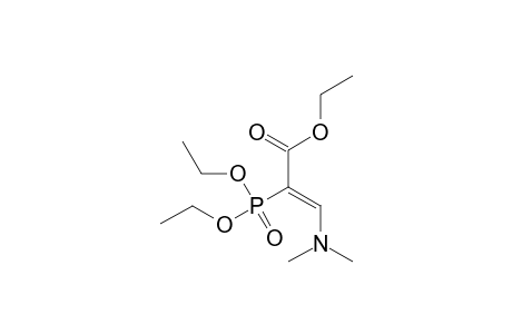 2-Diethoxyphosphinyl-3-dimethylaminopropenoic acid, ethyl ester