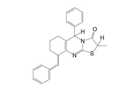 9-benzylidene-2-methyl-5-phenyl-6,7,8,9-tetrahydro-5H-thiazolo[2,3-b]quinazolin-3(2H)-one