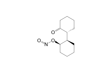 [1,1'-Bicyclohexyl]-2-one, 2'-(nitrosooxy)-, [1'.alpha.(R*),2'.alpha.]-(.+-.)-