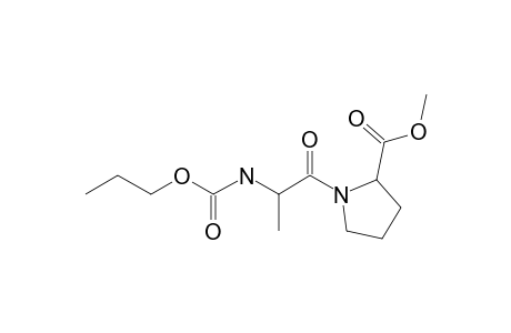 ala-pro, N-(N-Propyloxycarbonyl)-, methyl ester