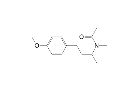 N-Acetyl-4-methoxy-N-.alpha.-dimethylbenzenepropanamine