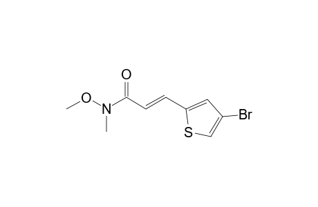 (E)-3-(4-bromothiophen-2-yl)-N-methoxy-N-methylacrylamide