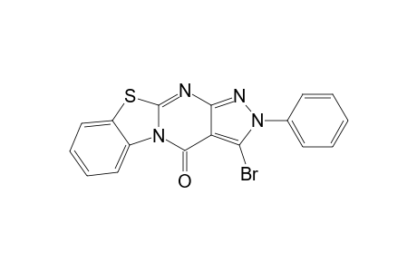 3-Bromo-4-oxo-2-phenylpyrazolo[3',4' : 4,5]pyrimido[2,1-b]benzothiazole