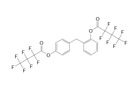 2,4'-Dihydroxydiphenylmethane, bis(heptafluorobutyrate)