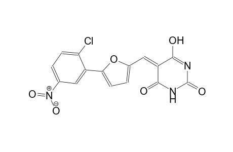 5-{[5-(2-chloro-5-nitrophenyl)-2-furyl]methylene}-2,4,6(1H,3H,5H)-pyrimidinetrione