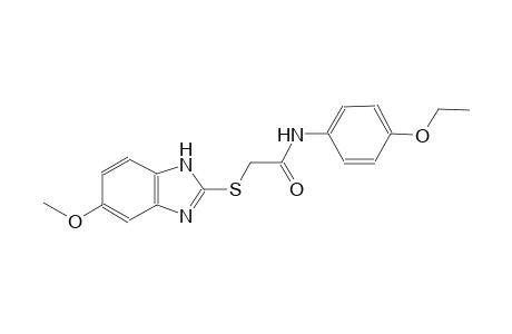 N-(4-ethoxyphenyl)-2-[(5-methoxy-1H-benzimidazol-2-yl)sulfanyl]acetamide
