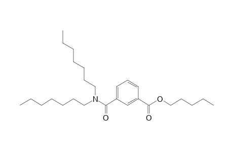 Isophthalic acid, monoamide, N,N-diheptyl-, pentyl ester