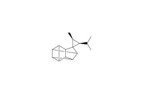 cis-spiro{10-methyl-11-isopropylcyclopropane)-9,9'-pentacyclo[4.3.0.0(2',5').0(3',8').0(4',7')]nonane}