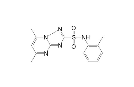 5,7-Dimethyl-N-(2-methylphenyl)[1,2,4]triazolo[1,5-a]pyrimidine-2-sulfonamide