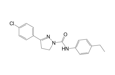 3-(p-chlorophenyl)-4'-ethyl-2-pyrazoline-1-carboxanilide