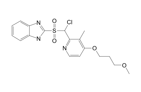 IMPURITY-7;2-[[CHLORO-[4-(3-METHOXYPROPOXY)-3-METHYL-PYRIDIN-2-YL]-METHYL]-SULFONYL]-1H-BENZIMIDAZOLE